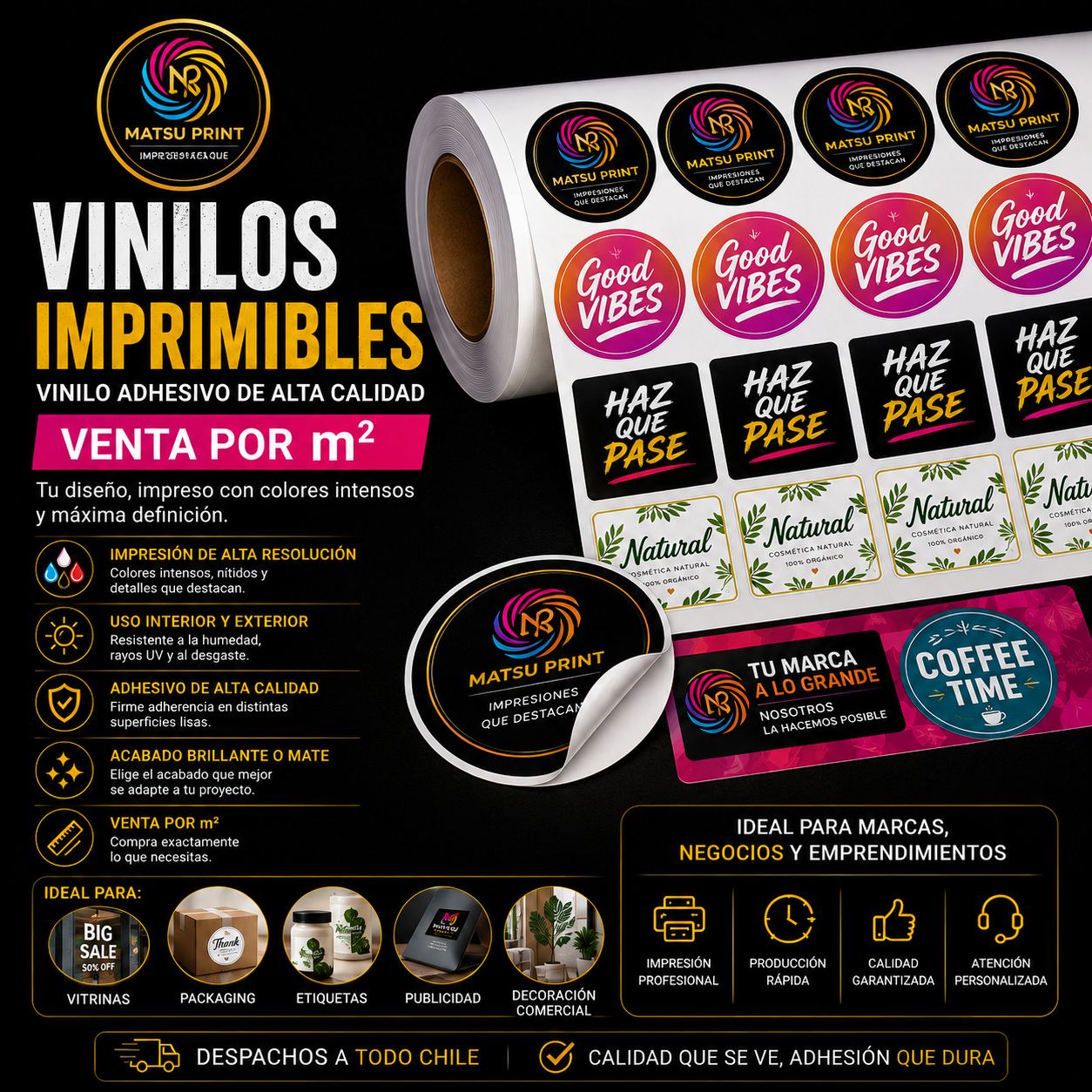 ADHESIVOS Y VINILOS IMPRIMIBLES
