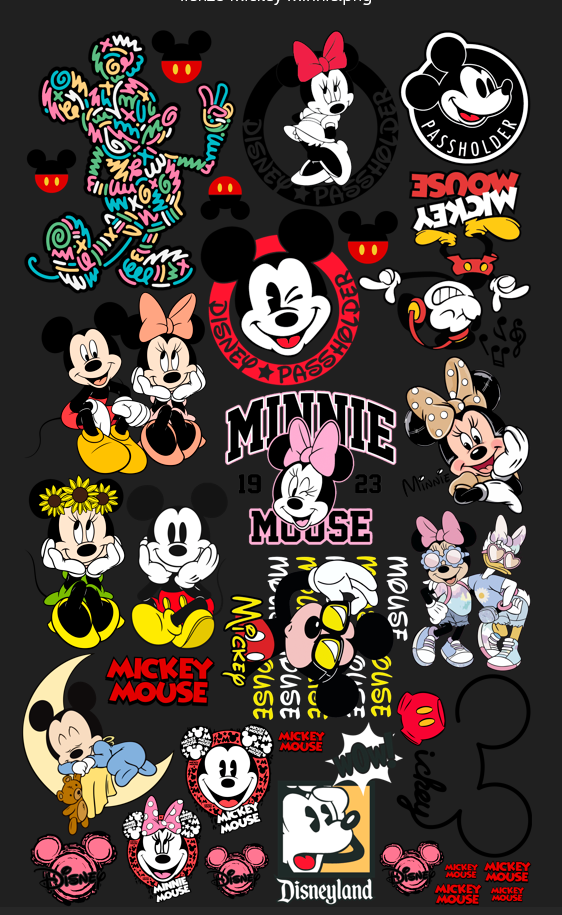 Lienzo dtf textil disney