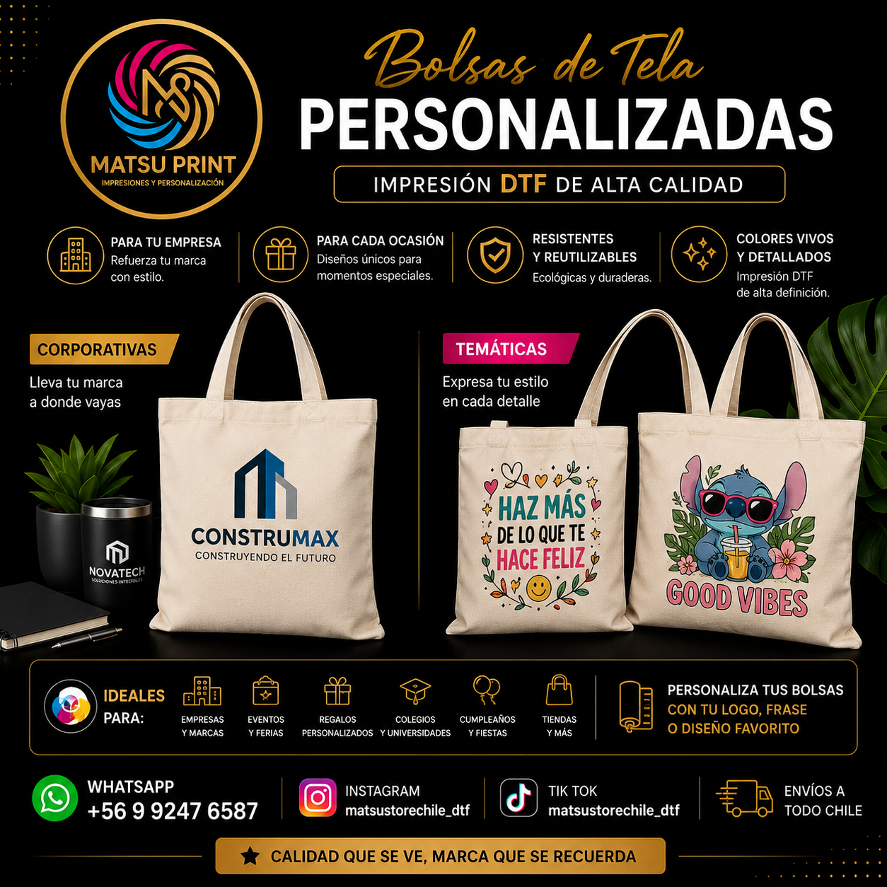 TOTEBAGS 35X40CM Personalizados