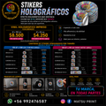 STICKERS HOLOGRÁFICOS