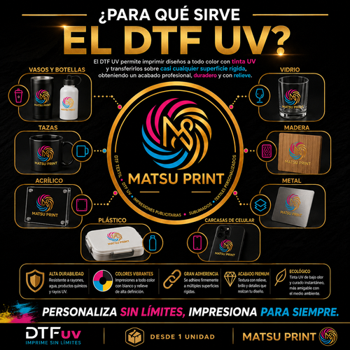 Impresión DTF UV personalizado